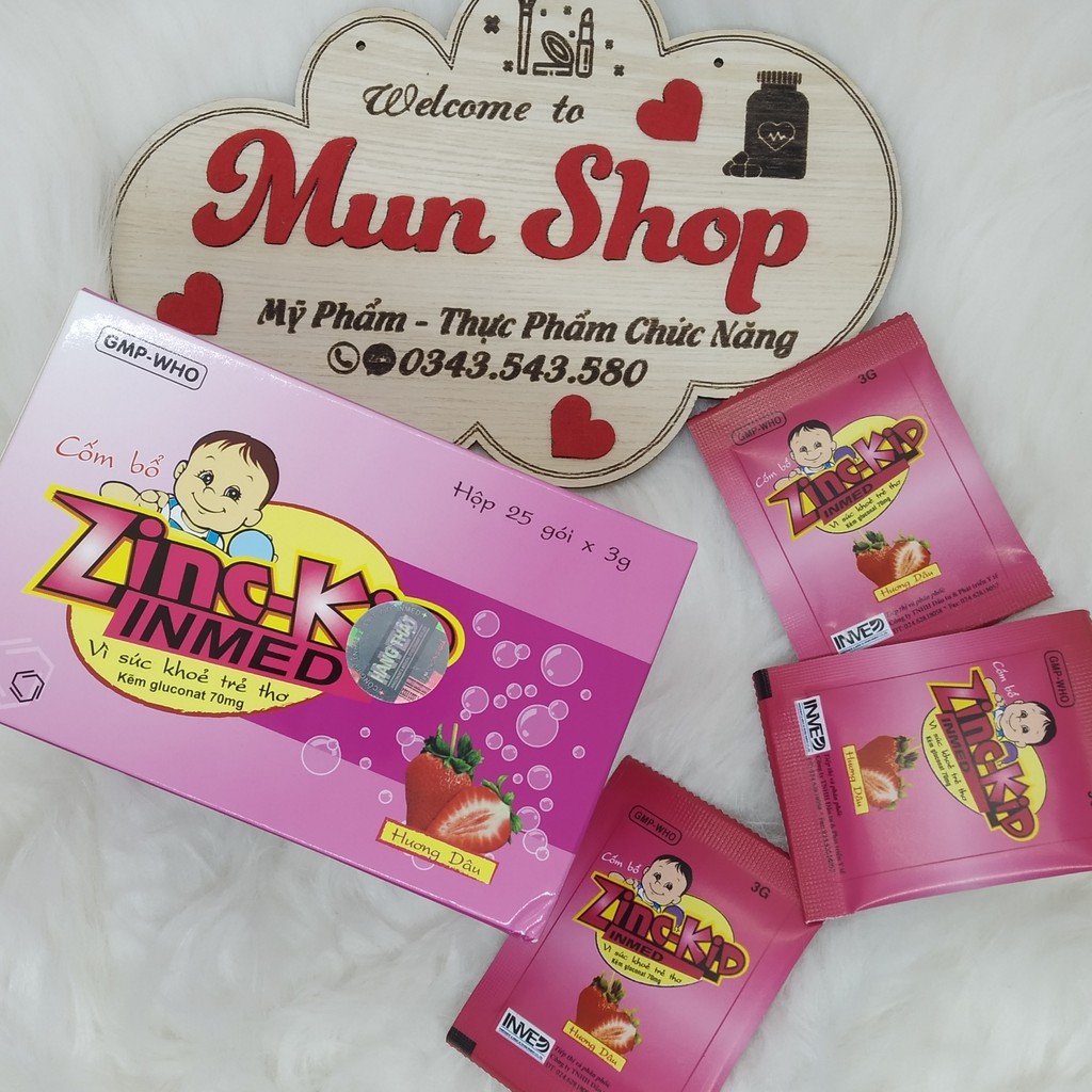 Cốm bổ ZINC-KID INMED – Bổ sung Kẽm cho trẻ em