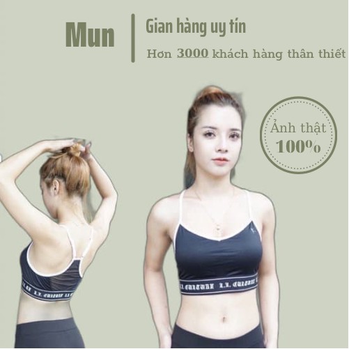 Áo bra tập thể thao gym yoga hàng Việt Nam xuất khẩu vnxk - xuất dư, nâng đỡ tốt lên form croptop chuẩn đẹp