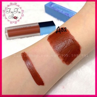 Son Black Rouge A32 Nâu Đất Ánh Đỏ Air Fit Velvet Tint Ver 6