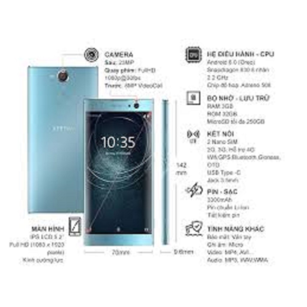 điện thoại SONY XA2 - SONY XPERIA XA2 mới Chính hãng, Chiến Game nặng mượt | BigBuy360 - bigbuy360.vn