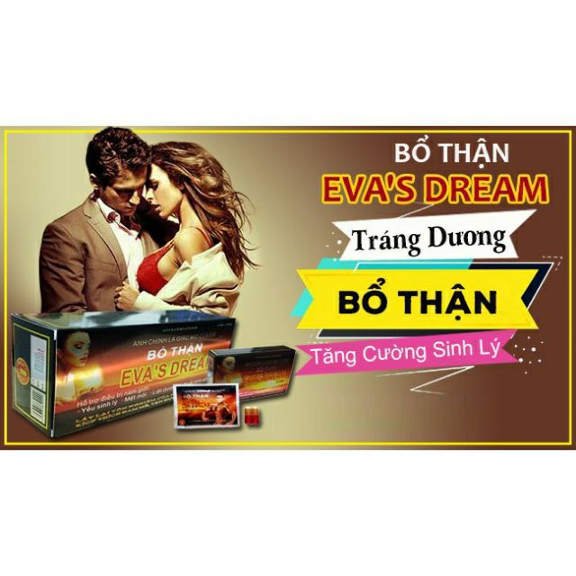 (CHÍNH HÃNG) Bổ thận nam Eva'sdream hộp 4 viên | BigBuy360 - bigbuy360.vn