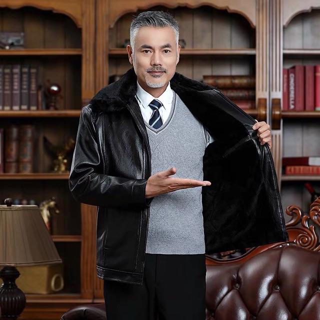 🔥🔥Áo khoác da cho người trung tuổi. Mẫu có 2 loại lót lông và ko lót.  🌸Giá chỉ #350k ____♥️____ #400k