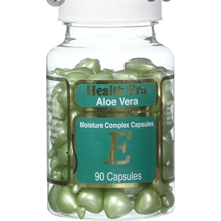 Viên nang dưỡng - bôi ngoài da Vitamin E Lô hội Health Pro Aloe Vera Vitamin E (90 viên)