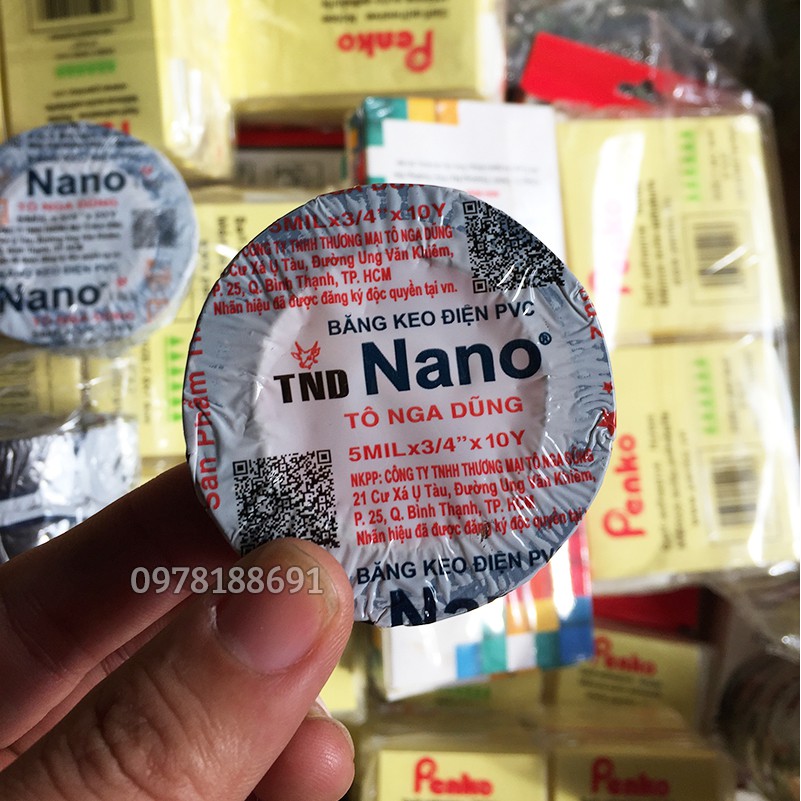 Băng dính điện NANO loại to, nhỏ