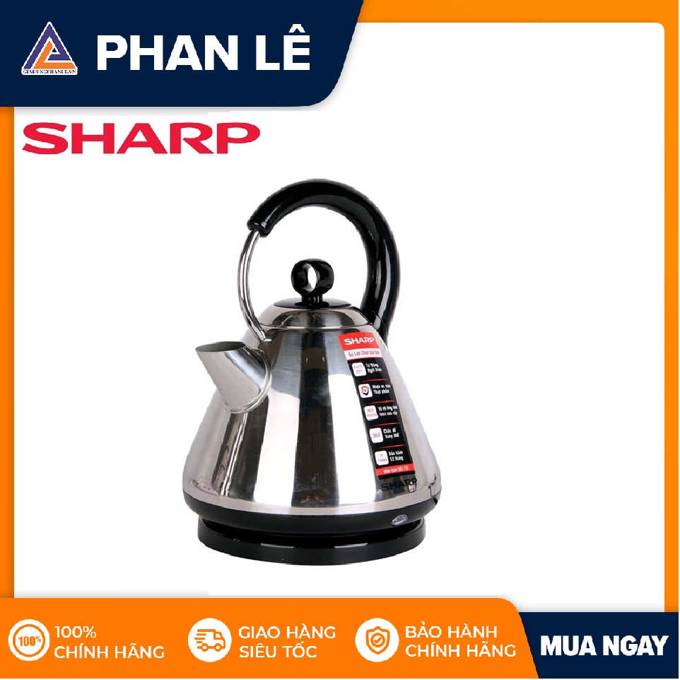 [Mã 55ELSALE1 giảm 7% đơn 300K] Bình đun Sharp EKJ-17VSD-ST