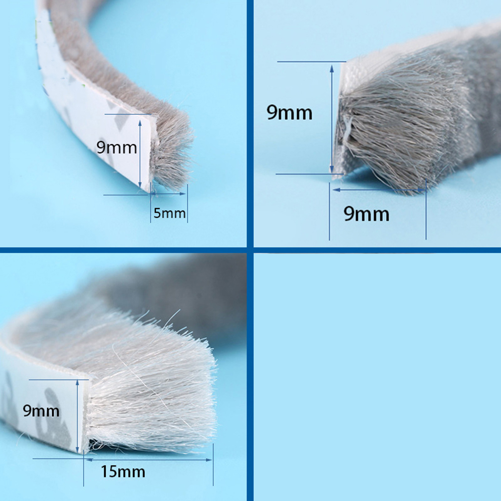 Cuộn Băng Keo Niêm Phong Viền Cửa/Cửa Sổ Dài 5M Tự Dính Nhiều Màu Sắc Cho Nhà Ở