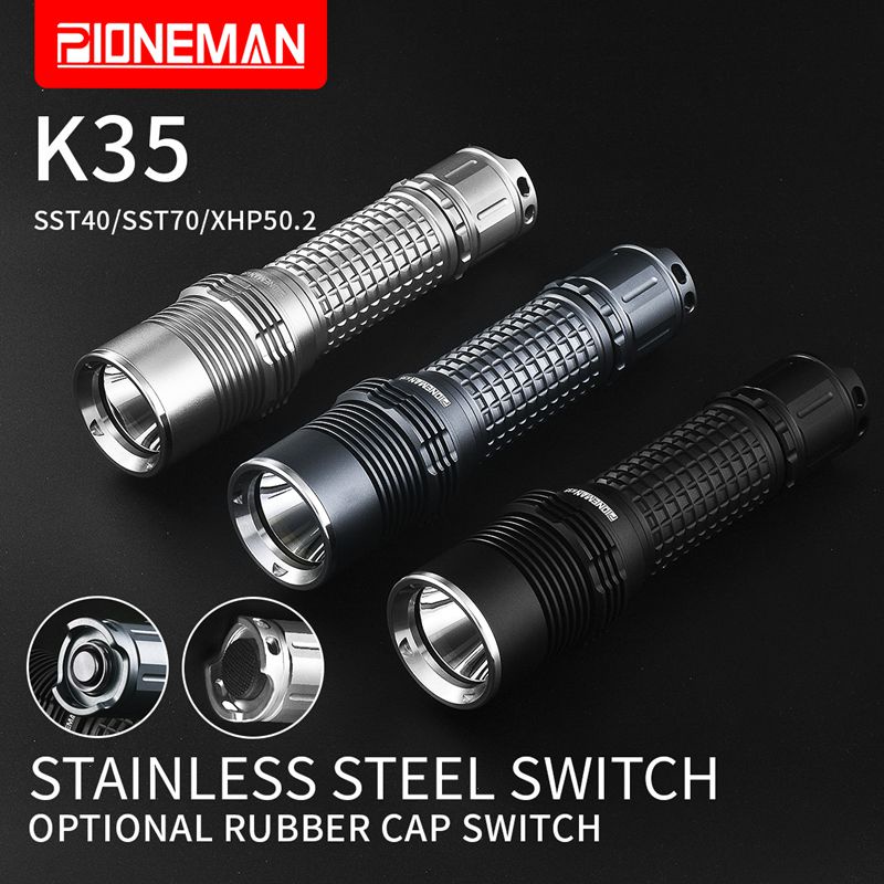 Đèn Pin Siêu Sáng Pioneman K35 SST40 / SST70 / SFN55
