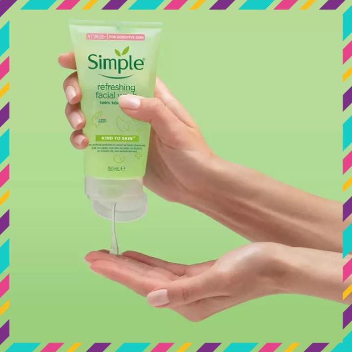 Sữa Rửa Mặt Simple Refreshing Facial Wash 150ml