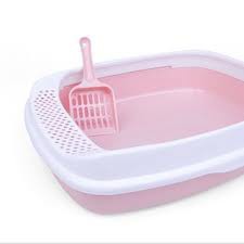 Khay vệ sinh mèo M90(40x30x20) kèm xẻng, nhựa PP an toàn không độc hại