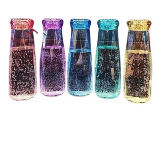 BÌNH THỦY TINH KIM CƯƠNG DỰNG SINH TỐ TRÀ SỮA NƯỚC TRÁI CÂY 450 ML SIÊU ĐẸP