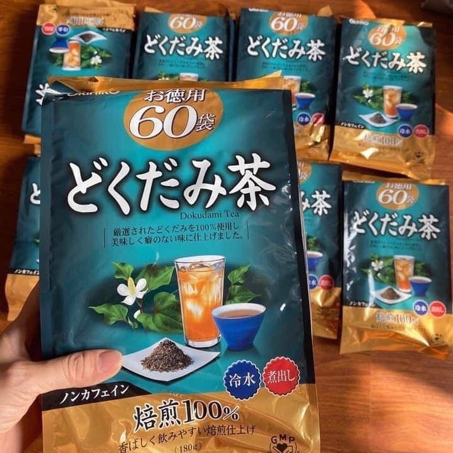 Trà diếp cá Dokudami Tea dạng túi lọc Orihiro Nhật Bản 180g - 60 gói nhỏ