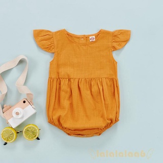 Bodysuit màu trơn dễ thương cho bé sơ sinh la6