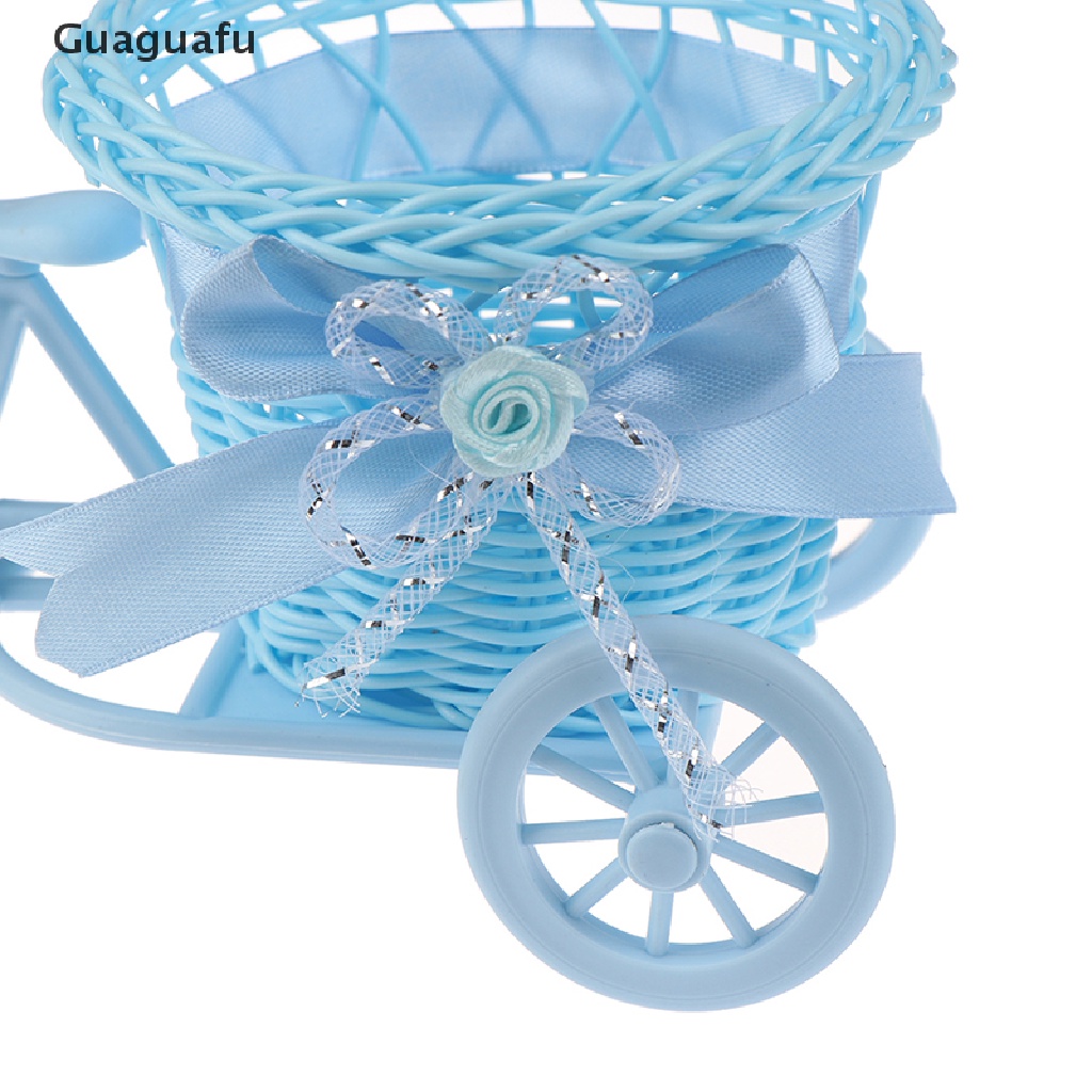 Giỏ Hoa Hình Xe Đạp Ba Bánh Nhỏ Xinh Để Bàn Trang Trí Nhà Cửa / Văn Phòng