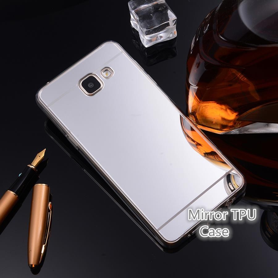 Ốp điện thoại silicone mềm tráng gương thời trang cho Samsung A3 A5 A7 | BigBuy360 - bigbuy360.vn