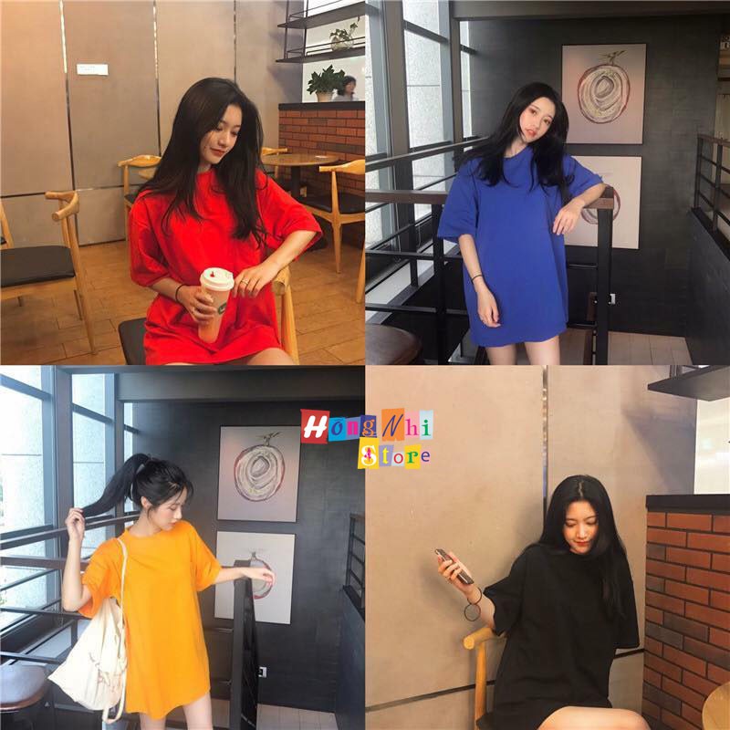 ÁO THUN TAY LỠ TRƠN OVERSIZE DÁNG RỘNG MÀU ĐỎ - ÁO THUN TAY LỬNG UNISEX RED - MM