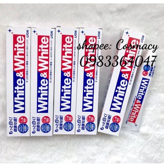Kem Đánh Răng Lion White & White 150g Nhật