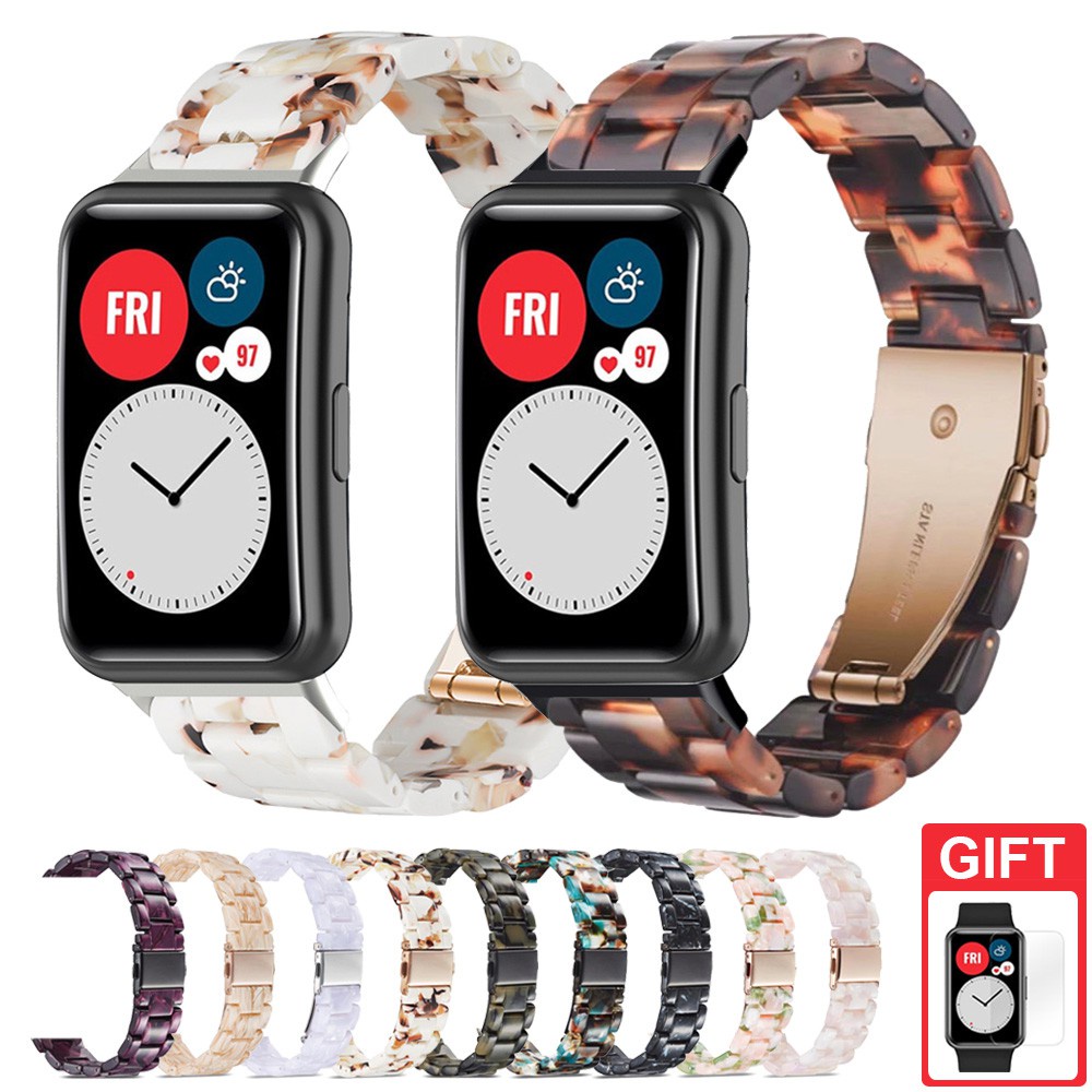 Dây đeo nhựa thông thoáng thay thế cho đồng hồ Huawei Watch Fit