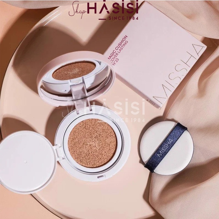 PHẤN NƯỚC MISSHA - Magic Cushion Cover Lasting 15g  (Hộp Hồng)