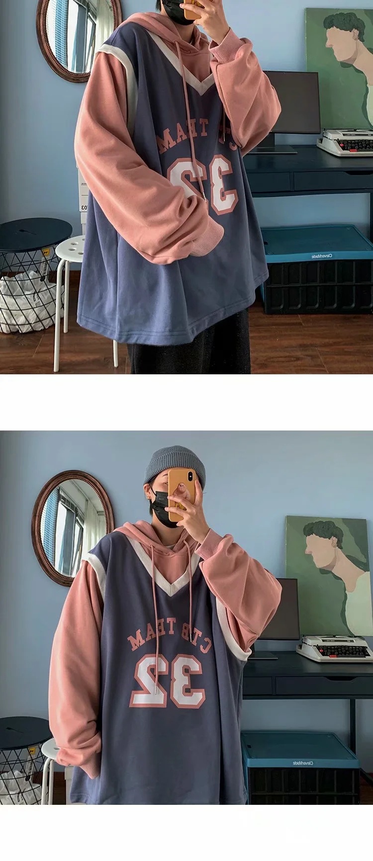 Áo hoodie dáng rộng thời trang thu đông cho các cặp đôi | BigBuy360 - bigbuy360.vn
