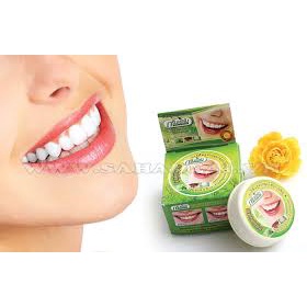 Bột Tẩy Trắng Răng Green Herb Herbal Clove Toothpaste Thái lan