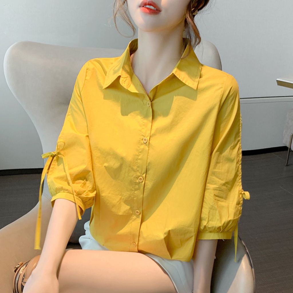 Áo Sơ Mi Chiffon Plus Size Cho Nữ