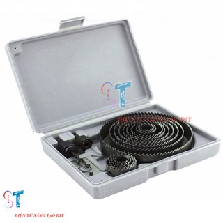 Bộ Mũi Khoét Lỗ Tròn 16 Chi Tiết (Loại Cao Cấp)