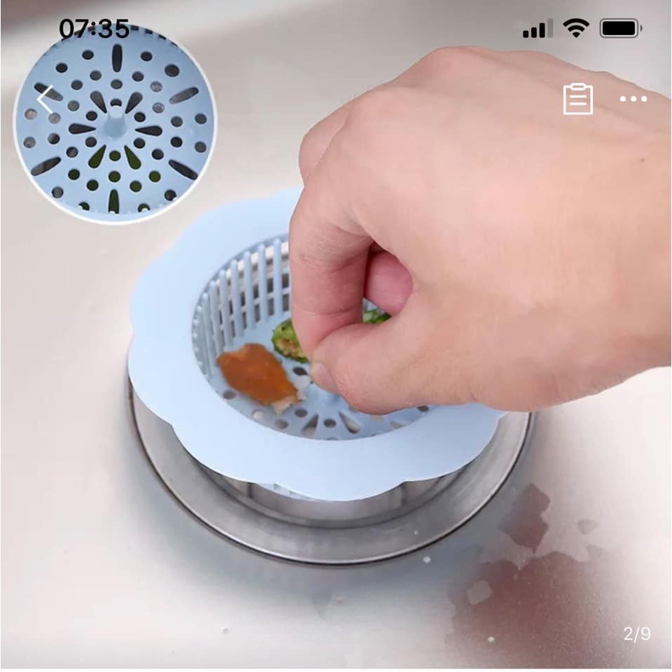 LỌC RÁC BỒN RỬA HÌNH HOA