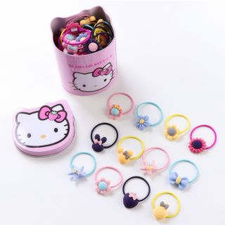 Hộp 40 dây cột tóc kitty cho bé