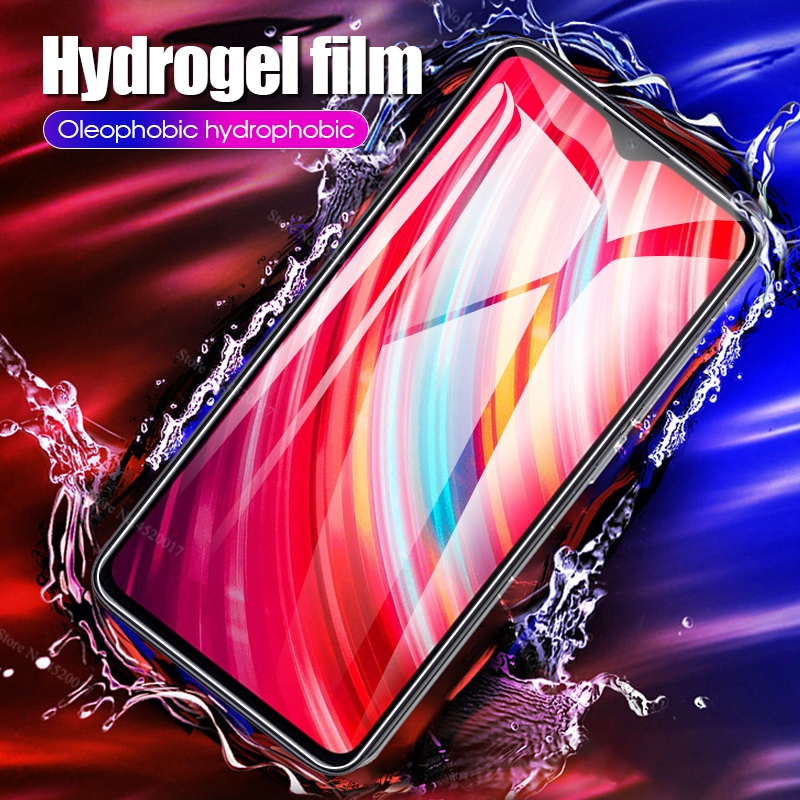Ultra Thin 9D Anti-Scratch Soft Hydraulic Film Screen Protector Redmi 9C 9A 9 Redmi Note 9 Pro Max 9S Note 8 7 6 5 Pro