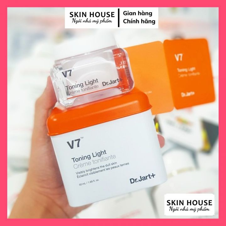 Kem Dưỡng Trắng, Tái Tạo Da, Giảm Thâm Mụn, Nám Da Dr.Jart+ V7 Toning Light