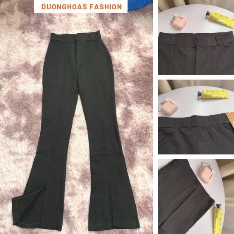 Hàng lọai 1 - Quần Ống Loe Xẻ Dáng Siêu Dài Cực Hot Top 1 hot lắm ạ