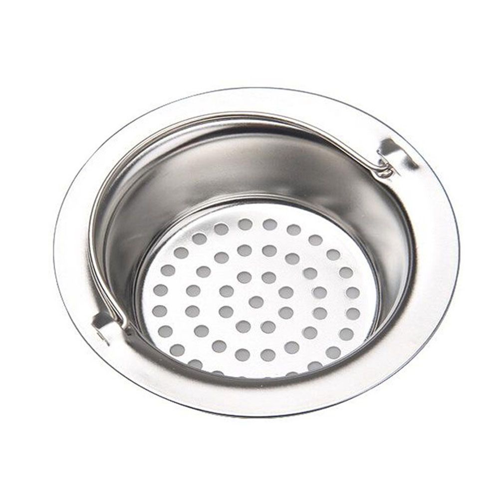 Nắp Lọc Rác Bồn Rửa Chén 2 Kích Thước Bằng Thép Không Gỉ Tiện Dụng