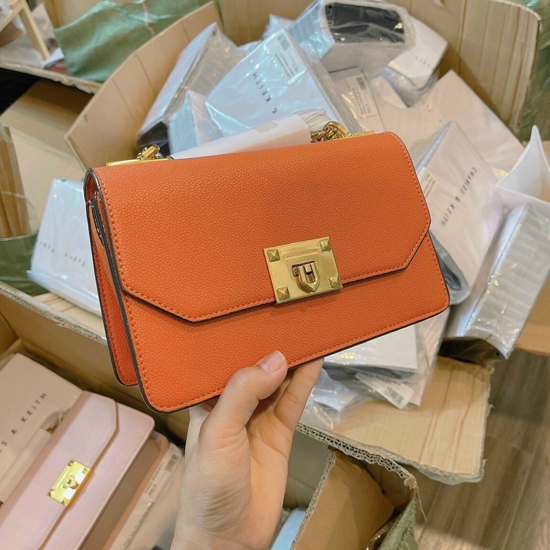Túi cnk vát khoá gập hàng qc full túi vải