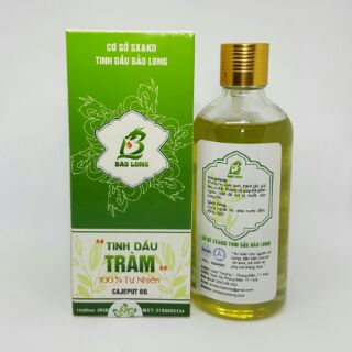 Tinh Dầu Tràm Huế Nguyên Chất Cao Cấp chai 50ml -Tinh Dầu Tràm Gió Bảo Long