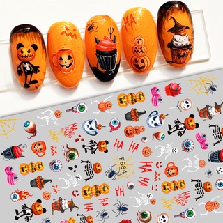 Mới Sticker Dán Móng Hoạ Tiết Halloween