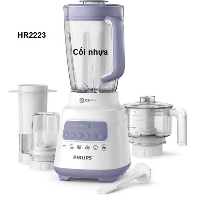 Máy xay sinh tố Philips HR2221 | HR2222 | HR2223 [ Hàng chính hãng, bảo hành 12 tháng ]