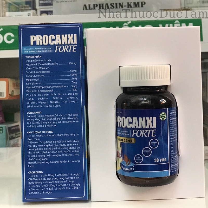 Viên Uống PROCANXI FORTE Bổ Sung Canxi, Vitamin D3