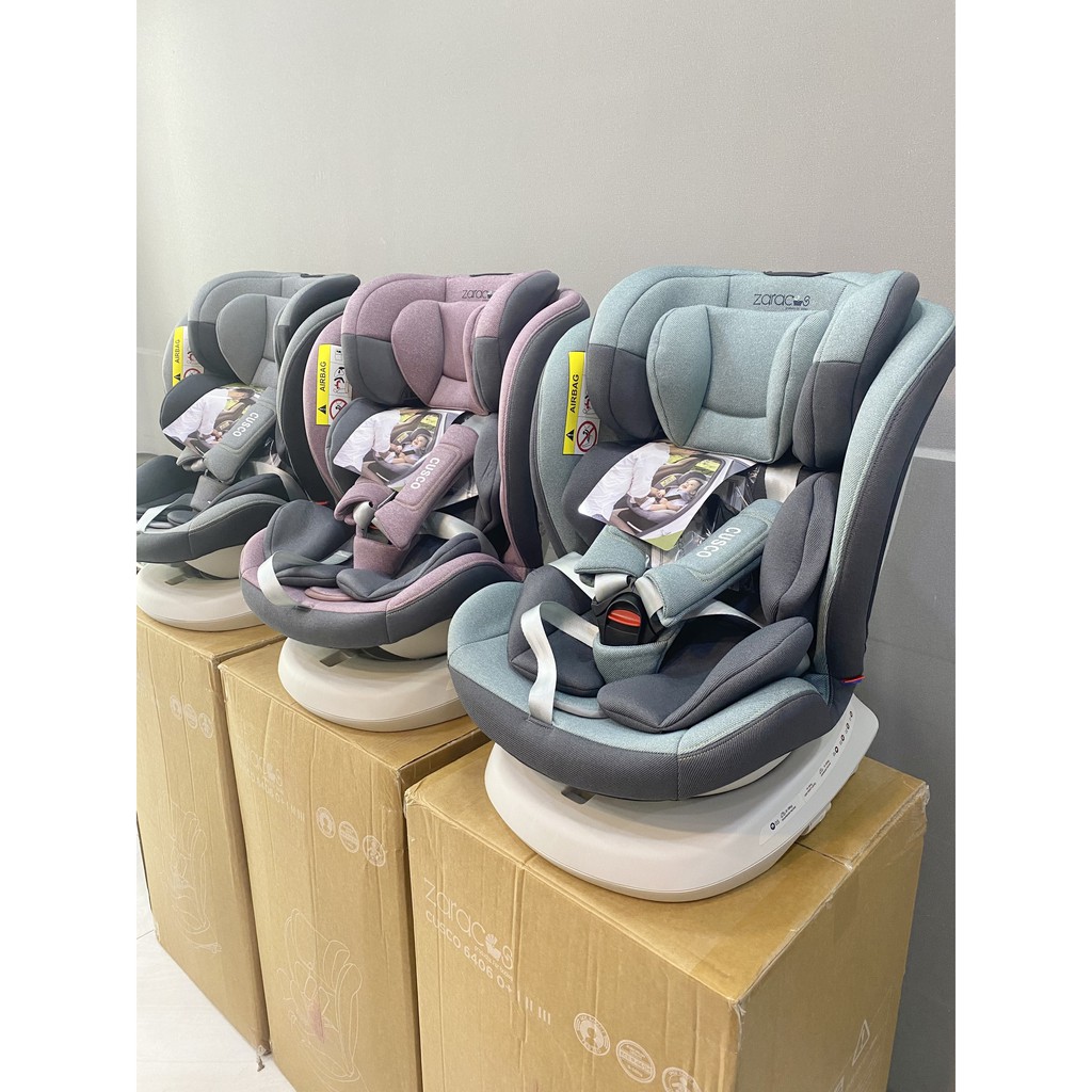 Ghế Ngồi Ô Tô Zaracos Cusco 6406 Isofix Xoay 360 Độ