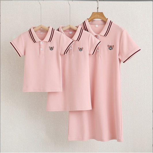 Áo polo Màu Hồng Thời Trang Dành Cho Cả Gia Đình