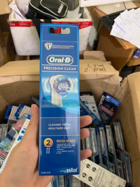 (Auth) Đầu thay thế bàn chải điện oral B hàng chính hãng