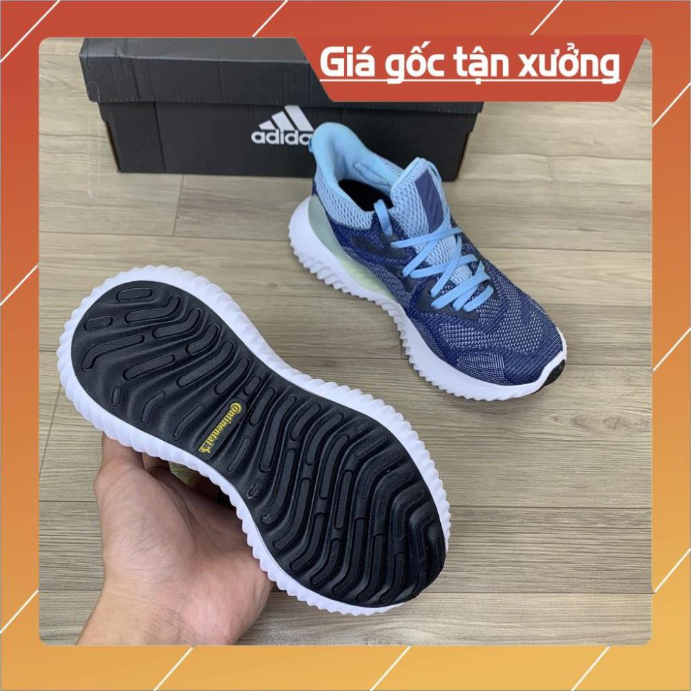 [FreeShip+Giá Hủy Diệt] Giầy Alphabounce xịn sò Full phụ kiện, Giày thể thao nam nữ Sneaker Alphabounce xanh dương