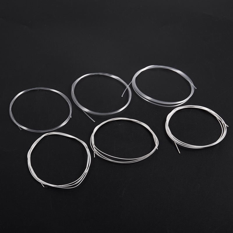 Set 12 Dây Đàn Guitar Bằng Nilon Mạ Bạc Siêu Nhẹ