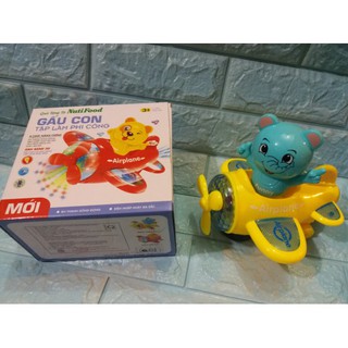Combo 10 bộ đồ chơi gấu láy máy bay