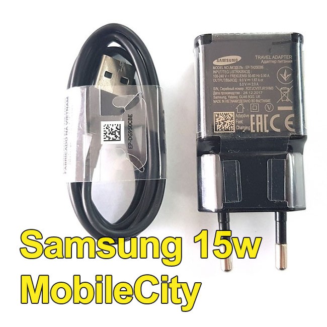 Củ sạc nhanh Samsung 15W (Samsung S8, S8+, S9, S9 plus, S10, S10 plus, S10e, Note 8, 9) - Chính hãng