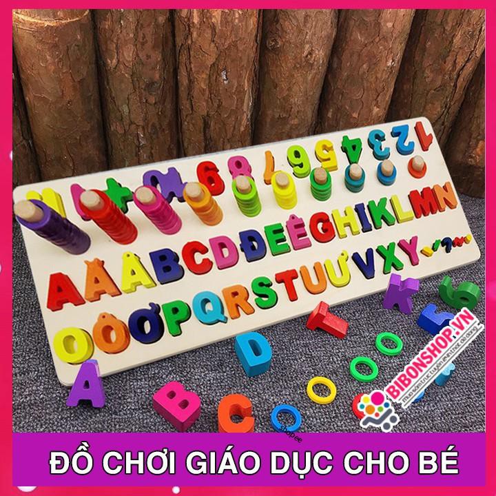 Bảng Montessori Tiếng Việt Và Số Đếm Dấu Câu