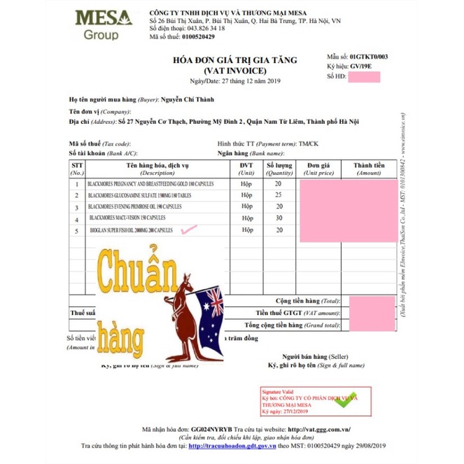 Dầu cá Bioglan Fish Oil 2000mg - 200 viên - Mẫu Mới