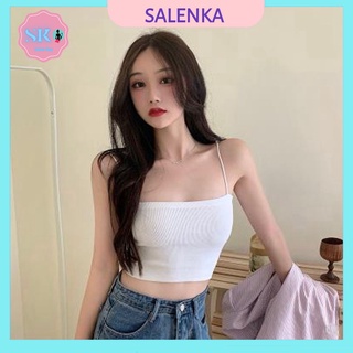  Áo 2 dây sợi bún thun gân 100% cotton, áo croptop ôm mặc trong siêu mát, gợi cảm 