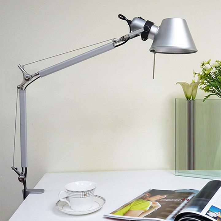 Đèn bàn làm việc cao cấp IKICHI LAMP DT02 màu bạc