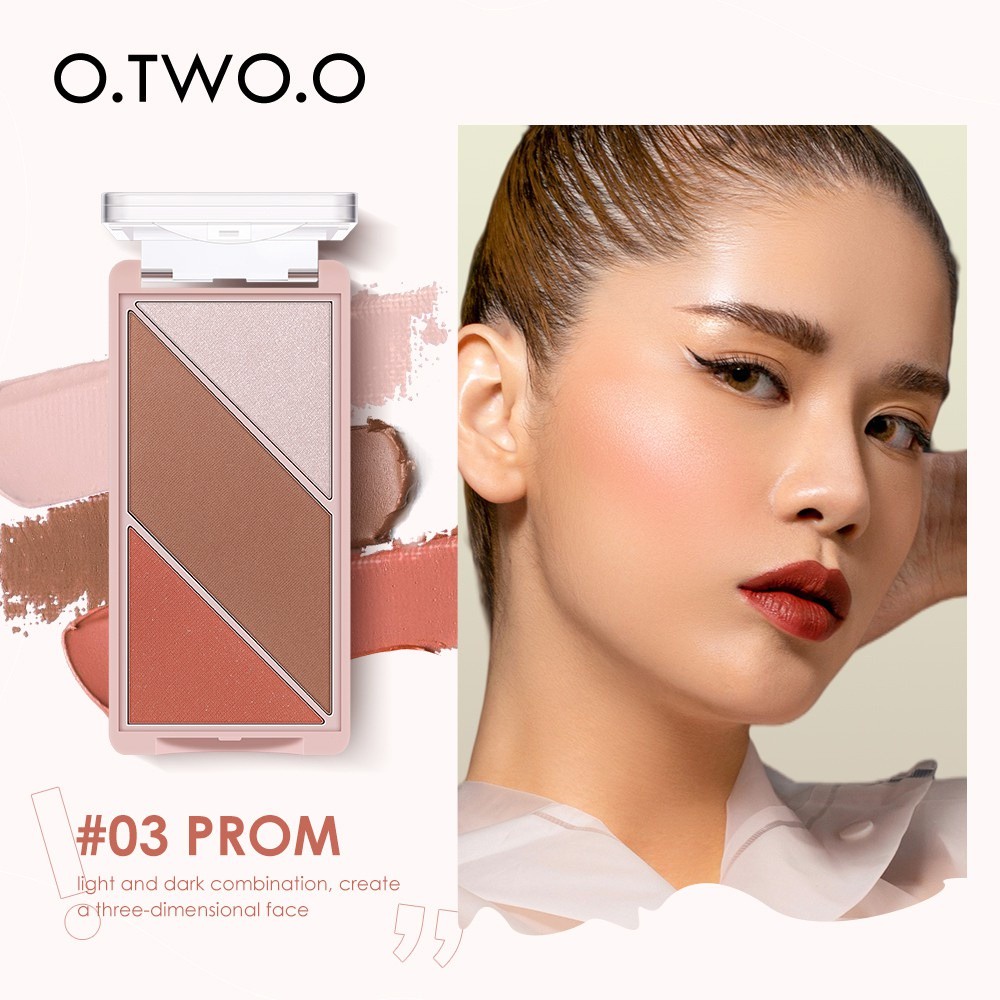 Bảng Phấn Mắt Và Phấn Má Hồng o.two.o 2 Trong 1 Trang Điểm Làm Đẹp 9982