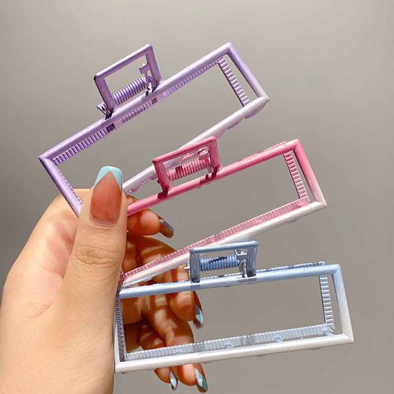 Kẹp Tóc Hình Đầu Cá Mập Hai Màu Phong Cách Hàn Quốc